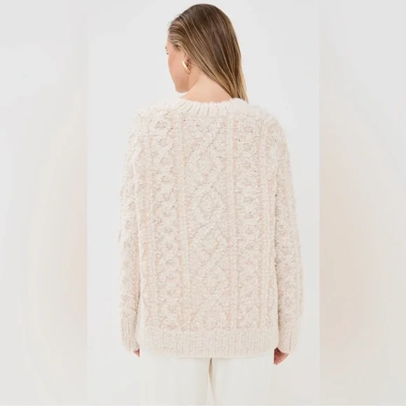 Cozy Cream Cable Knit Sweater